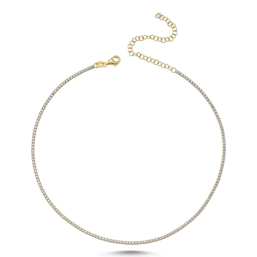 Tennis Chain Necklace - XMERALDA 